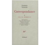 Correspondance Friedrich Nietzsche (Auteur), Jean Bréjoux (Traduction), Maurice de Gandillac (Traduction), Henri-Alexis Baatsch (Traduction), Mazzino Montinari (Edité par), Giorgio Colli (Edité par)
