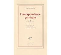 François-René de Châteaubriand – Correspondance générale – Tome 4 (1er janvier 1821 - 30 mars 1822)