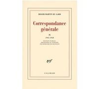 Correspondance générale 1945-1950 - Roger Martin Du Gard - Gallimard - broché - Lettres