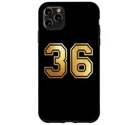 Correspondance Graphique des Sports d'équipe 36 numéros Trente-Six Coque pour iPhone 11 Pro Max
