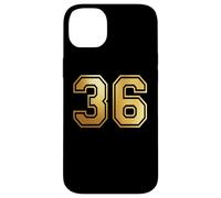 Correspondance Graphique des Sports d'équipe 36 numéros Trente-Six Coque pour iPhone 14 Plus
