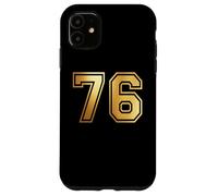 Correspondance Graphique des Sports d'équipe 76 numéros Soixante-Seize Coque pour iPhone 11