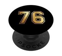 Correspondance Graphique des Sports d'équipe 76 numéros Soixante-Seize PopSockets PopGrip Adhésif