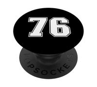 Correspondance Graphique des Sports d'équipe 76 numéros Soixante-Seize PopSockets PopGrip Adhésif