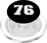 Correspondance Graphique des Sports d'équipe 76 numéros Soixante-Seize PopSockets PopGrip pour MagSafe