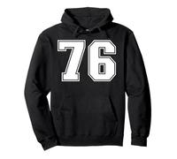 Correspondance Graphique des Sports d'équipe 76 numéros Soixante-Seize Sweat à Capuche