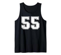 Correspondance Graphique Universitaire des Sports d'équipe 55 numéros Cinquante-Cinq Débardeur