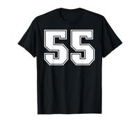 Correspondance Graphique Universitaire des Sports d'équipe 55 numéros Cinquante-Cinq T-Shirt