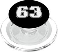 Correspondance Graphique Universitaire des Sports d'équipe 63 numéros Soixante-Trois PopSockets PopGrip pour MagSafe