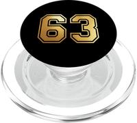 Correspondance Graphique Universitaire des Sports d'équipe 63 numéros Soixante-Trois PopSockets PopGrip pour MagSafe