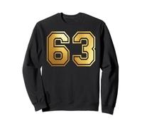 Correspondance Graphique Universitaire des Sports d'équipe 63 numéros Soixante-Trois Sweatshirt