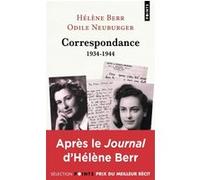 Hélène Berr et Odile Neuburger – Correspondance : 1934-1944 – Poche – Point S