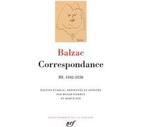 Correspondance Honoré de Balzac (Auteur), Roger Pierrot (Edité par), Hervé Yon (Edité par)