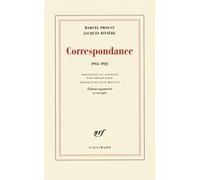 Correspondance Jacques Rivière (Auteur), Marcel Proust (Auteur), Jean Mouton (Préface), Philip Kolb (Edité par)