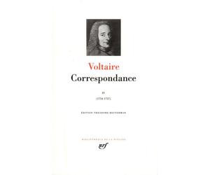 Correspondance Janvier 1754 - Décembre 1757 - Voltaire - Gallimard - relié - Lettres