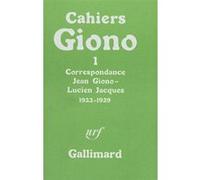 Correspondance Jean Giono (Auteur), Lucien Jacques (Auteur), Pierre Citron (Edité par)