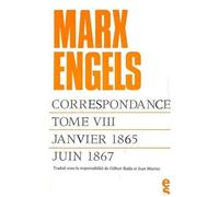 Correspondance / Karl Marx, Friedrich Engels - Tome 8 - Janvier 1865 - Juin 1867
