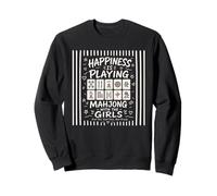 Correspondance Mahjong Girls Good Tiles Times Best Friends Sweatshirt