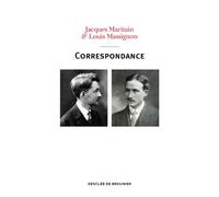 Correspondance Maritain-Massignon (1913-1962) - Louis Massignon - Desclée De Brouwer - relié - Lettres