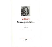 Correspondance Octobre 1769 - Juin 1772 - Voltaire - Gallimard - relié - Lettres