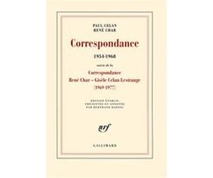Correspondance Paul Celan (Auteur), René Char (Auteur), Bertrand Badiou (Edité par)