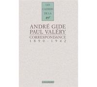 Correspondance Paul Valéry (Auteur), André Gide (Auteur), Peter Fawcett (Edité par)