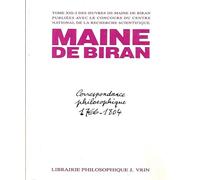 Correspondance philosophique, 1766-1804 (OEuvres, tome XIII-2)