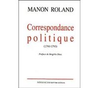 Correspondance politique M. Roland (Auteur)
