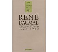 Correspondance René Daumal (Auteur)