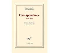 Roger Nimier, Paul Morand – Correspondance – 1950-1962 – Édité par Marc Dambre – Gallimard – Broché