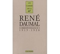 Correspondance (Tome 1-1915-1928)