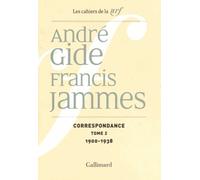 Correspondance André Gide (Auteur), Francis Jammes (Auteur), Pierre Lachasse (Edité par), Pierre Masson (Edité par)