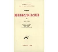 Correspondance - Tome 3, 1823-1831