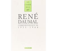 Correspondance (Tome 3-1933-1944)