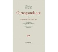 Correspondance Friedrich Nietzsche (Auteur), Jean Lacoste (Traduction), Mazzino Montinari (Edité par), Giorgio Colli (Edité par)