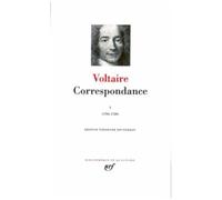Voltaire – Correspondance – Octobre 1760 - Décembre 1762 – Gallimard – Relié