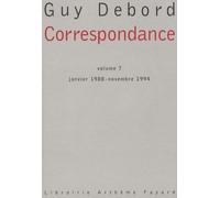 Correspondance - Tome 7, Janvier 1988-Novembre 1994
