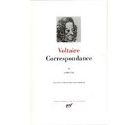 Correspondance Voltaire (Auteur), Théodore Besterman (Edité par)