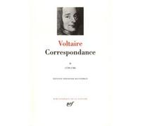 Correspondance Voltaire (Auteur), Théodore Besterman (Edité par)