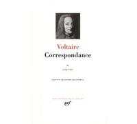 Correspondance Voltaire (Auteur), Théodore Besterman (Edité par)