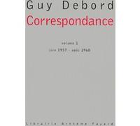 Correspondance, tome 1