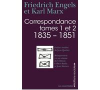 Correspondances T01 et T02 1835-1851 - Karl Marx - Sociales - broché - Essai