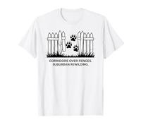 Corridors au-Dessus des clôtures Écologie de régénération de Banlieue T-Shirt