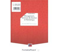 Corrigé Management, Sciences De Gestion Et Numérique Terminale Stmg