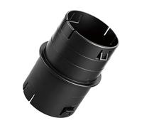 Corrugated To PVC Pipe Adapter - PVC, 4-Inch Leak-Proof Universal Connector | Heavy Duty Fitting For Downpipe Extension, Sewage Pump Discharge, Garden Irrigation