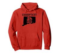Corrupticut Connecticut Cop New Haven Pizza Anti-Corruption Sweat à Capuche