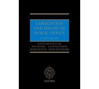 Corruption And Misuse Of Public Office 3e