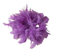 Corsage De Plumes Grande broche en forme de fleur et de plume for femme, 20 cm, luxueuse, avec revers, for fête, mariage, vêtements, bijoux(Color 05)
