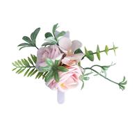Corsages de poignet colorés et élégants en forme de rose qui améliorent la beauté des demoiselles d'honneur et des sœurs lors de cérémonies de mariage - Laisse colorée pour chiens de grande taille