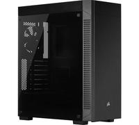 Corsair 110R Boîtier ATX Moyen-Tour en Verre Trempé (Conception Minimaliste, Options de Stockage Flexibles, Filtres à Poussière Amovibles, Ventilateur de 120 mm Inc) - Noir